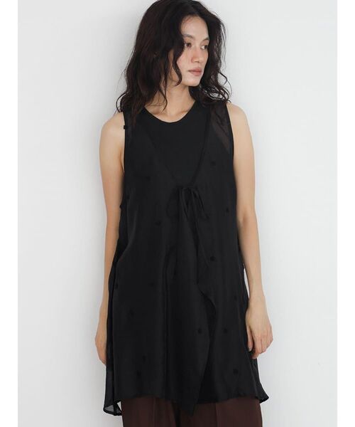 FIKA.(フィーカ)の「Sheer dot flare top(その他トップス・レディース・ブラウン/ブラック・MEDIUM)」の12枚目の写真