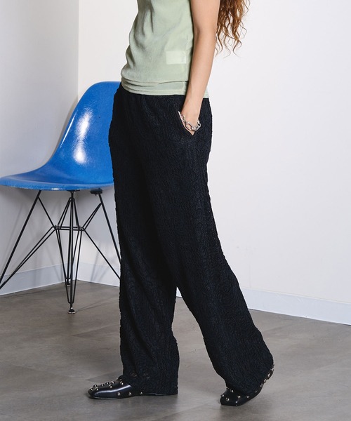 ROSE BUD(ローズバッド)の「MOLE LACE PANTS(その他パンツ・レディース・ホワイト/ブラック・ONE SIZE)」の13枚目の写真