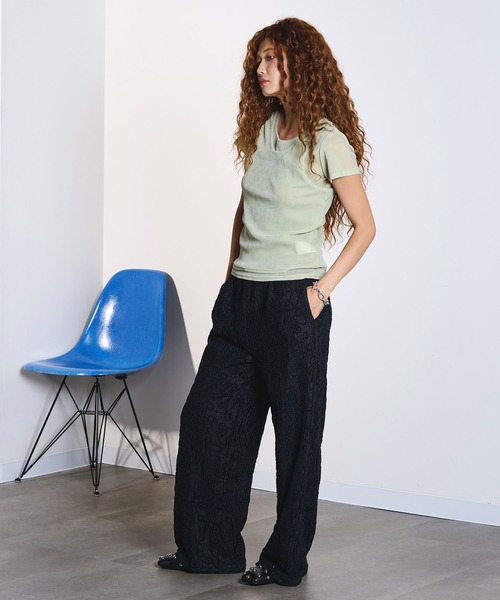 ROSE BUD(ローズバッド)の「MOLE LACE PANTS(その他パンツ・レディース・ホワイト/ブラック・ONE SIZE)」の17枚目の写真