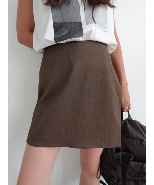 TRUNC(トランクエイティーエイト)の「Twill Wrap Shorts(その他パンツ・レディース・ブラウン・FREE)」の1枚目の写真