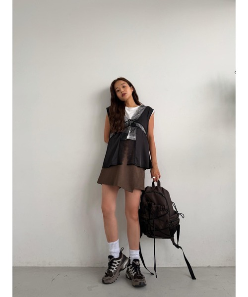 TRUNC(トランクエイティーエイト)の「Twill Wrap Shorts(その他パンツ・レディース・ブラウン・FREE)」の3枚目の写真