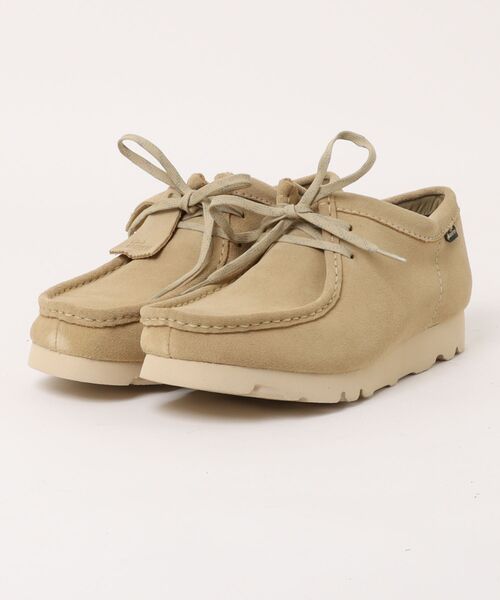 Clarks(クラークス)の「Clarks/クラークス/Wallabee GTX(モカシン/デッキシューズ・メンズ・ベージュ・8.5)」の1枚目の写真