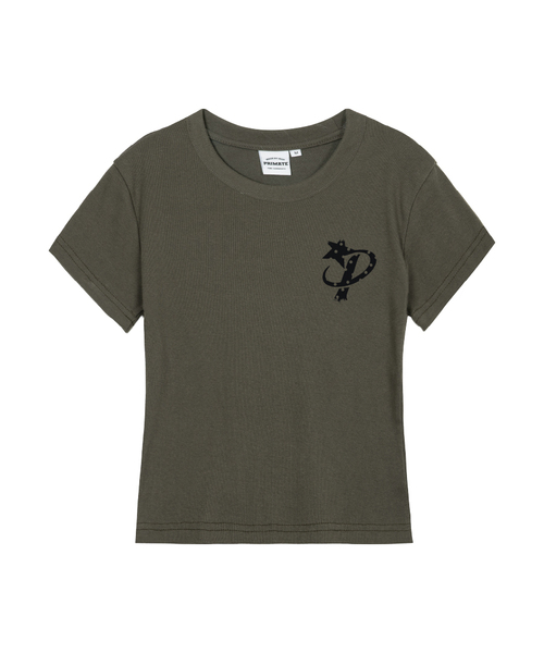 PRIMATE(プライメイト)の「SOAR レディース スリムフィット 半袖Tシャツ 5 COLORS(Tシャツ/カットソー・レディース・ホワイト/チャコール/ブラック/クリーム/カーキ・LARGE/MEDIUM/SMALL)」の5枚目の写真