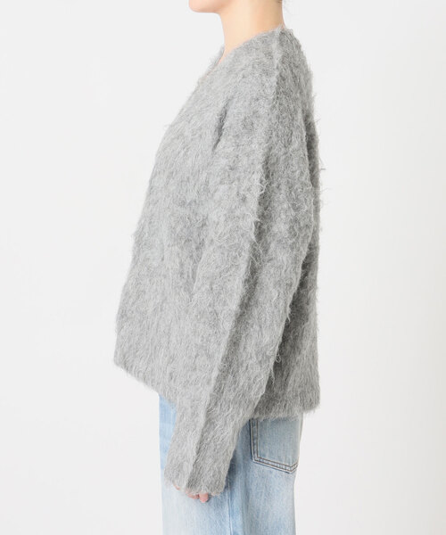plage(プラージュ)の「Shaggy fur カーディガン(カーディガン/ボレロ・レディース・グレー/アイボリー・FREE)」の21枚目の写真
