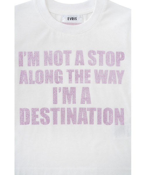 SupBaby by SUPPLIER(サプベイビーバイサプライヤー)の「Tシャツ|EVRIS x SupBaby I'm a Destination Cropped Tee|SupBaby by SUPPLIER(Tシャツ/カットソー・レディース・ホワイト/ブラック/レオパード・SMALL/MEDIUM)」の19枚目の写真