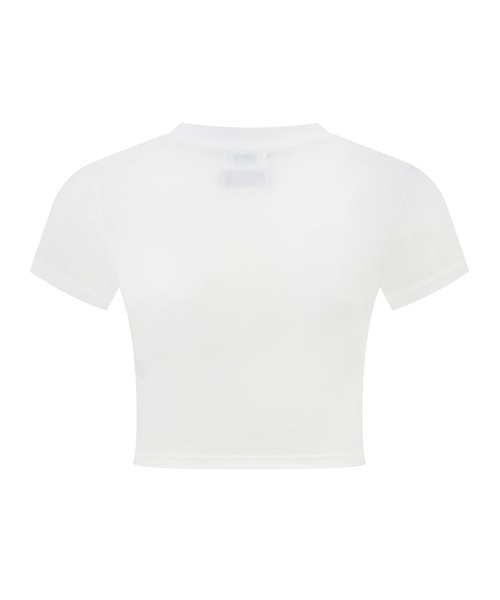 SupBaby by SUPPLIER(サプベイビーバイサプライヤー)の「Tシャツ|EVRIS x SupBaby I'm a Destination Cropped Tee|SupBaby by SUPPLIER(Tシャツ/カットソー・レディース・ホワイト/ブラック/レオパード・SMALL/MEDIUM)」の18枚目の写真
