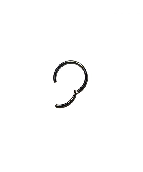 MORPH(モルフ)の「MORPH モルフ セグメント クリッカー ボディーピアス 16ゲージ 6mm~12mm(ピアス(片耳用)・メンズ・ブラック・10/8/6/12)」の6枚目の写真
