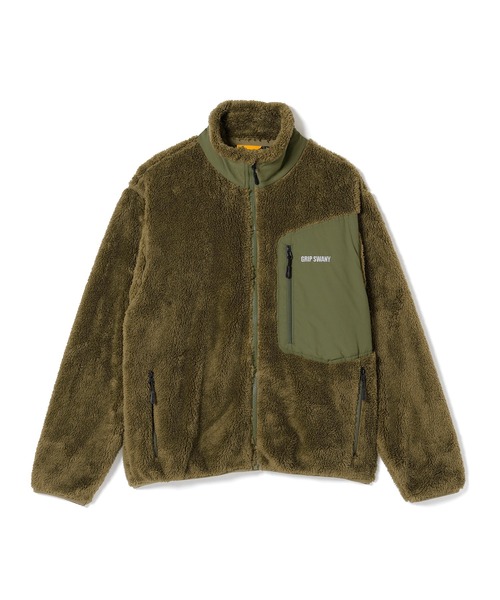 GRIP SWANY（グリップスワニー）の「【GSMCT-212】 GEAR FLEECE JACKET（その他アウター・メンズ・ブラック/セージグリーン/ブラウン/キャメル・S/M/L/XL/XXL）」の2枚目の写真