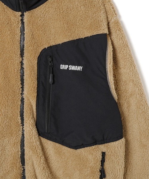 GRIP SWANY（グリップスワニー）の「【GSMCT-212】 GEAR FLEECE JACKET（その他アウター・メンズ・ブラック/セージグリーン/ブラウン/キャメル・S/M/L/XL/XXL）」の7枚目の写真