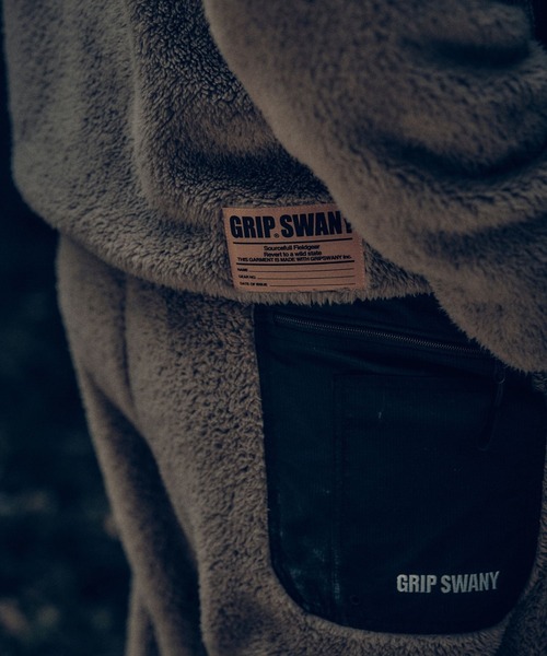 GRIP SWANY（グリップスワニー）の「【GSMCT-212】 GEAR FLEECE JACKET（その他アウター・メンズ・ブラック/セージグリーン/ブラウン/キャメル・S/M/L/XL/XXL）」の21枚目の写真