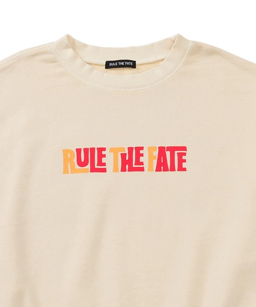 RULE THE FATE（ルールザフェイト）の「RTF VERTICAL SWEAT PULLOVER/バーティカルスウェットプルオーバー（Tシャツ/カットソー・メンズ・ベージュ/ブラック・0/1/2）」の7枚目の写真