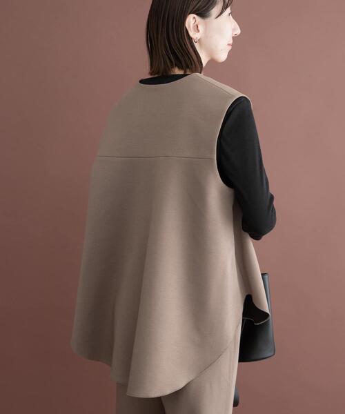 ITEMS URBANRESEARCH(アイテムズ アーバンリサーチ)の「ダンボールボンディング3点セット(セットアップ・レディース・モカ/ネイビー・FREE)」の17枚目の写真