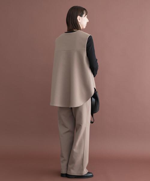 ITEMS URBANRESEARCH(アイテムズ アーバンリサーチ)の「ダンボールボンディング3点セット(セットアップ・レディース・モカ/ネイビー・FREE)」の21枚目の写真