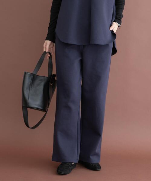 ITEMS URBANRESEARCH(アイテムズ アーバンリサーチ)の「ダンボールボンディング3点セット(セットアップ・レディース・モカ/ネイビー・FREE)」の4枚目の写真