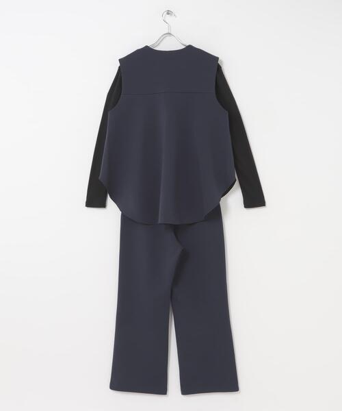 ITEMS URBANRESEARCH(アイテムズ アーバンリサーチ)の「ダンボールボンディング3点セット(セットアップ・レディース・モカ/ネイビー・FREE)」の13枚目の写真