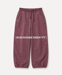 アシッド ダブル ニー スウェット パンツ
