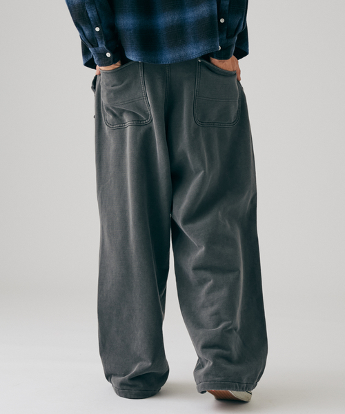 JOURNAL STANDARD(ジャーナルスタンダード)の「アシッド ダブル ニー スウェット パンツ(スウェットパンツ・メンズ・ボルドー/ベージュ/ブラック系その他・LARGE/MEDIUM)」の10枚目の写真