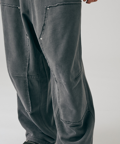 JOURNAL STANDARD(ジャーナルスタンダード)の「アシッド ダブル ニー スウェット パンツ(スウェットパンツ・メンズ・ボルドー/ベージュ/ブラック系その他・LARGE/MEDIUM)」の17枚目の写真