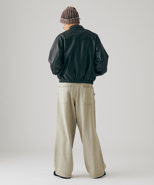 JOURNAL STANDARD(ジャーナルスタンダード)の「アシッド ダブル ニー スウェット パンツ(スウェットパンツ・メンズ・ボルドー/ベージュ/ブラック系その他・LARGE/MEDIUM)」の22枚目の写真
