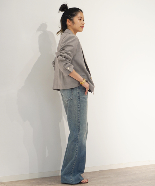 AP STUDIO（エーピーストゥディオ）の「Gioia check little Jacket（その他アウター・レディース・グレー/ナチュラル・36/38）」の5枚目の写真