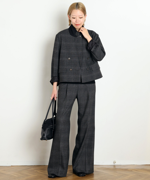 AP STUDIO（エーピーストゥディオ）の「Gioia check little Jacket（その他アウター・レディース・グレー/ナチュラル・36/38）」の8枚目の写真