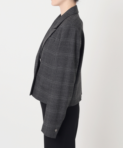 AP STUDIO（エーピーストゥディオ）の「Gioia check little Jacket（その他アウター・レディース・グレー/ナチュラル・36/38）」の12枚目の写真