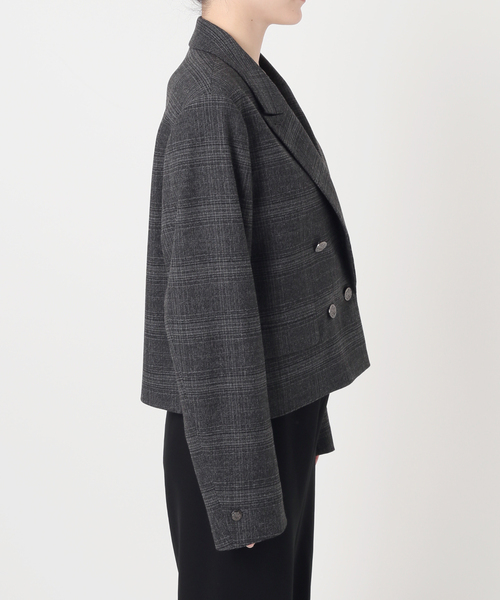 AP STUDIO（エーピーストゥディオ）の「Gioia check little Jacket（その他アウター・レディース・グレー/ナチュラル・36/38）」の14枚目の写真