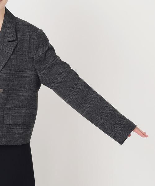 AP STUDIO（エーピーストゥディオ）の「Gioia check little Jacket（その他アウター・レディース・グレー/ナチュラル・36/38）」の15枚目の写真