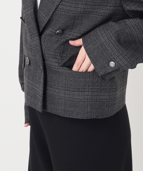 AP STUDIO（エーピーストゥディオ）の「Gioia check little Jacket（その他アウター・レディース・グレー/ナチュラル・36/38）」の16枚目の写真