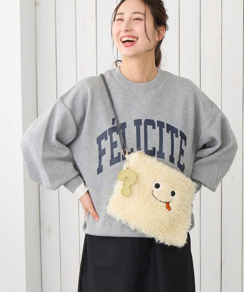 ROOTOTE(ルートート)の「ルートート / クリプティッド ウィズルー 2WAY A5収納ファーポーチ EU.ウィズルー.2way.モッフモ-A(ショルダーバッグ・レディース・ピンク/ブラック/イエロー/ネイビー/グレー/グリーン・FREE)」の1枚目の写真