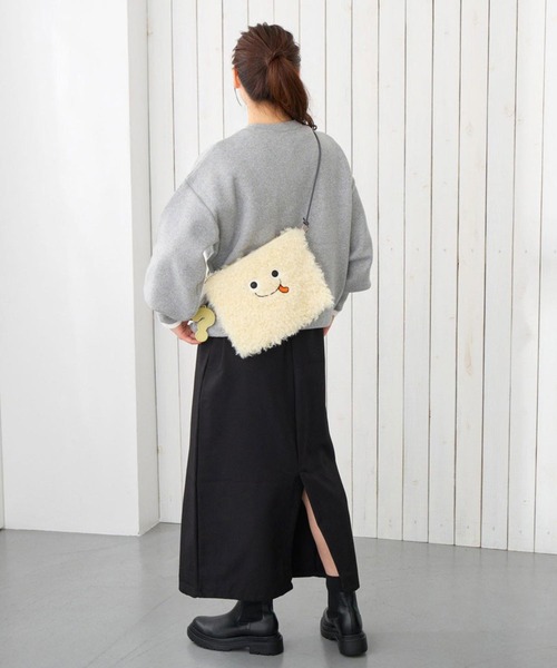 ROOTOTE(ルートート)の「ルートート / クリプティッド ウィズルー 2WAY A5収納ファーポーチ EU.ウィズルー.2way.モッフモ-A(ショルダーバッグ・レディース・ピンク/ブラック/イエロー/ネイビー/グレー/グリーン・FREE)」の21枚目の写真