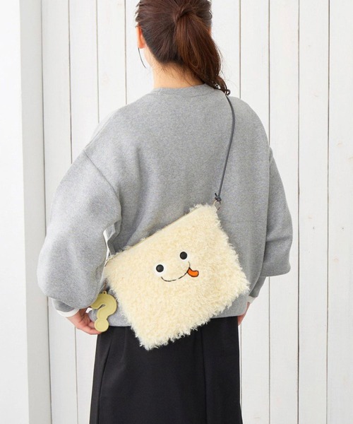 ROOTOTE(ルートート)の「ルートート / クリプティッド ウィズルー 2WAY A5収納ファーポーチ EU.ウィズルー.2way.モッフモ-A(ショルダーバッグ・レディース・ピンク/ブラック/イエロー/ネイビー/グレー/グリーン・FREE)」の22枚目の写真
