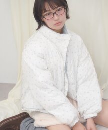 【umm.】花柄リバーシブル中綿ブルソン