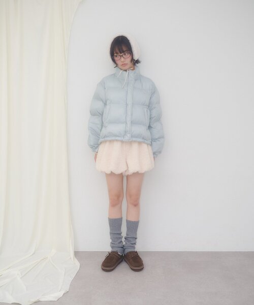 DISCOAT(ディスコート)の「【umm.】花柄リバーシブル中綿ブルソン(ブルゾン・レディース・ネイビー/オフホワイト・FREE)」の21枚目の写真
