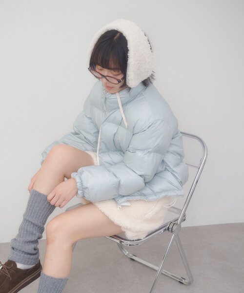DISCOAT(ディスコート)の「【umm.】花柄リバーシブル中綿ブルソン(ブルゾン・レディース・ネイビー/オフホワイト・FREE)」の22枚目の写真