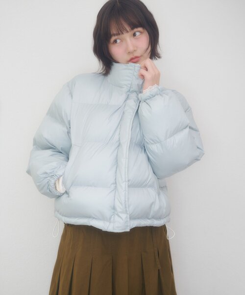 DISCOAT(ディスコート)の「【umm.】花柄リバーシブル中綿ブルソン(ブルゾン・レディース・ネイビー/オフホワイト・FREE)」の15枚目の写真