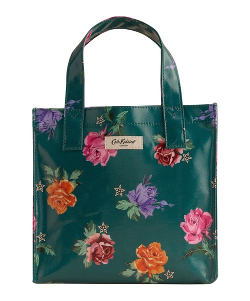 Cath Kidston(キャスキッドソン)の「スモール ブックバッグ Rainbow Rose(トートバッグ・レディース・グリーン・FREE)」の4枚目の写真