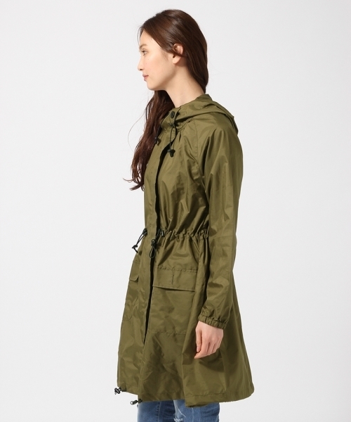 GLOBAL WORK（グローバルワーク）の「レインモッズコート/715358 （モッズコート・レディース・カーキ・FREE）」の5枚目の写真