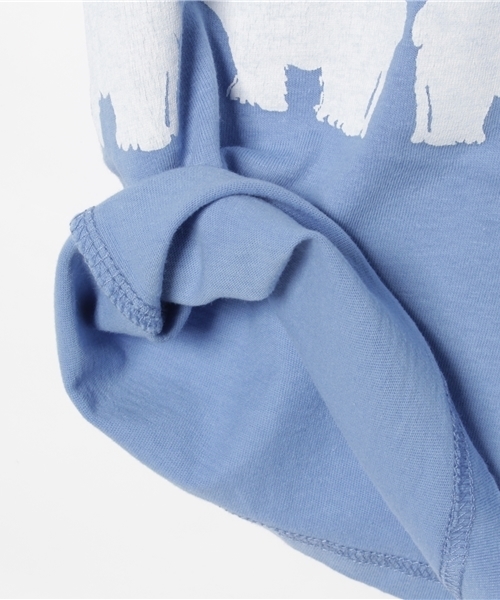 quoti use fith（クゥオティ　ユース　フィス）の「FOREST　半袖Tシャツ（Tシャツ/カットソー・キッズ・ホワイト/ブルー/チャコールグレー/カーキ・100/80/90/110）」の11枚目の写真