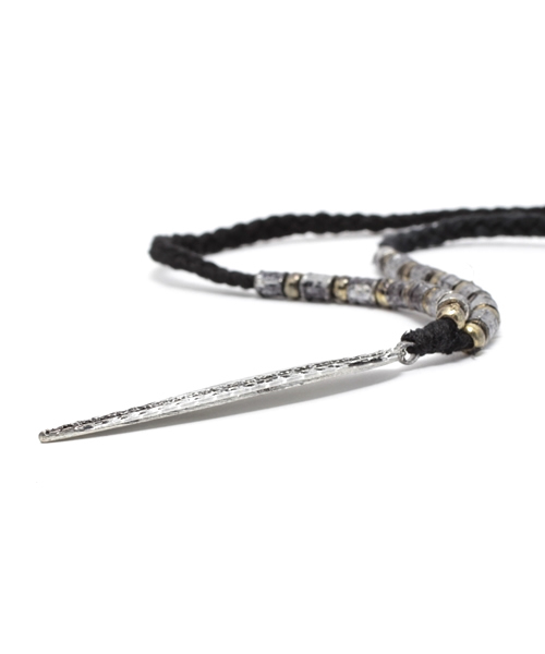 チャイハネ(チャイハネ)の「【チャイハネ】ボードMEN'Sネックレス(ネックレス・メンズ・ブラック/キナリ・FREE)」の7枚目の写真