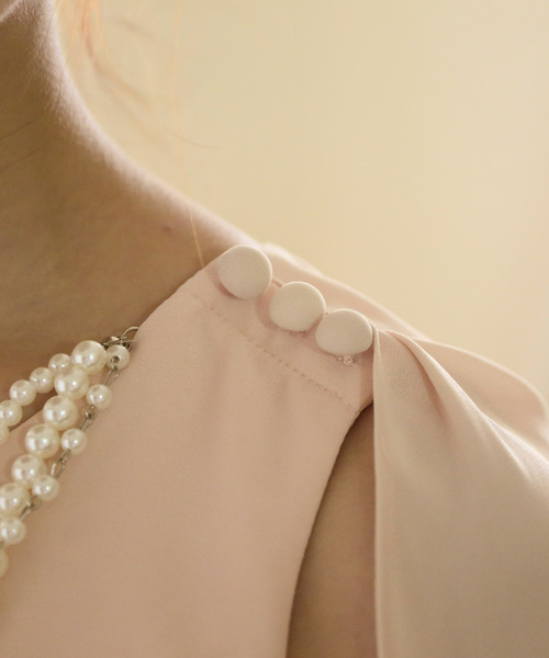 PourVous（プールヴー）の「結婚式 ワンピースドレス ミニ丈 とノースリーブバイカラー 大きいサイズ フォーマル オケージョンドレス お呼ばれ 二次会 成人式 同窓会 謝恩会 20代 30代（ドレス・レディース・ベージュ/ミント/ピンク/ネイビー・XL/L/S/M/XXL/4L）」の10枚目の写真
