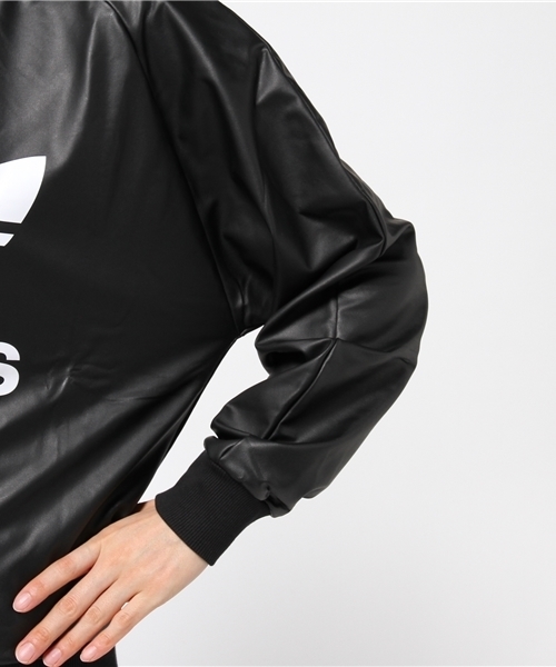 adidas（アディダス）の「オリジナルス スウェット [WHITENOIZE TREFOIL SWEATSHIRT]（スウェット・レディース・ブラック・MEDIUM/SMALL/XX-LARGE/LARGE/X-SMALL/XXX-LARGE）」の6枚目の写真