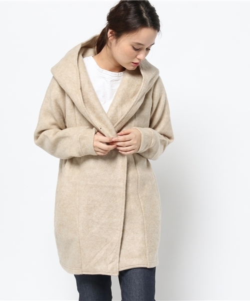 チャイハネ（チャイハネ）の「【チャイハネ】yul アクリルフワルコート（その他アウター・レディース・グレー/ベージュ/ネイビー・FREE）」の8枚目の写真