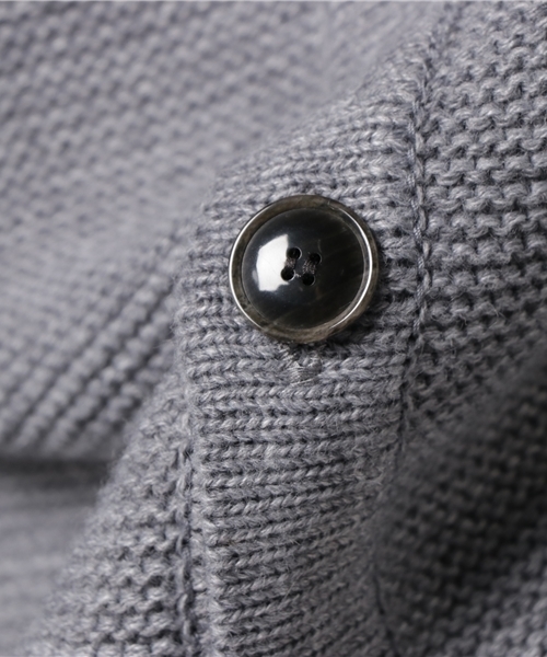 GLOSTER(グロスター)の「ホールガーメントガーター カーディガン(カーディガン/ボレロ・メンズ・ベージュ/グレー・M/L)」の8枚目の写真