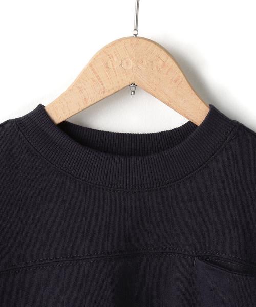 coen（コーエン）の「【coen kids】フットボールミニ裏毛ワンピース（ワンピース・キッズ・ダークグレー/ネイビー・110/130/140/100/120/150）」の4枚目の写真