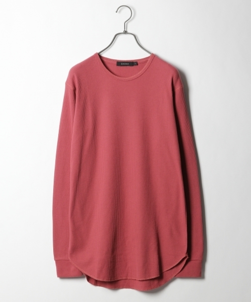 RAGEBLUE(レイジブルー)の「【抗菌防臭】ワッフルロングカットソー/748209(Tシャツ/カットソー・メンズ・オフホワイト/ホワイト/ブラック/ピンク系その他・SMALL/LARGE/MEDIUM)」の1枚目の写真