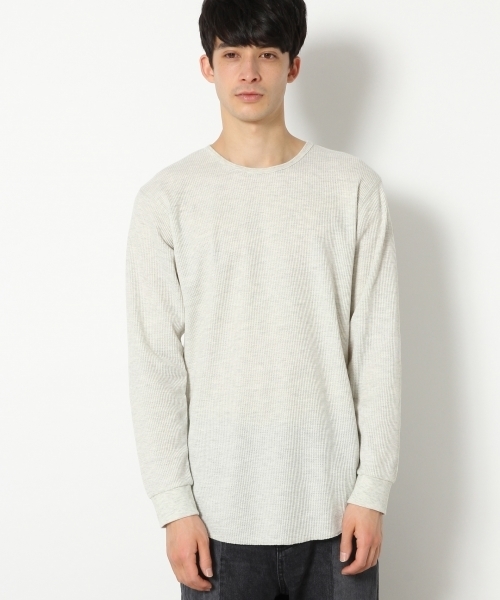 RAGEBLUE(レイジブルー)の「【抗菌防臭】ワッフルロングカットソー/748209(Tシャツ/カットソー・メンズ・オフホワイト/ホワイト/ブラック/ピンク系その他・SMALL/LARGE/MEDIUM)」の22枚目の写真