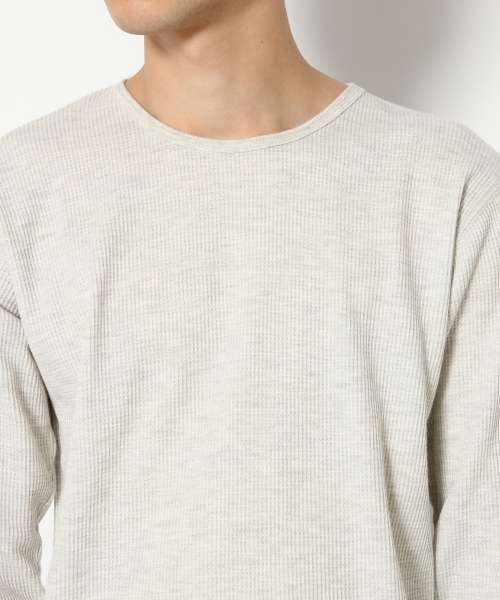 RAGEBLUE(レイジブルー)の「【抗菌防臭】ワッフルロングカットソー/748209(Tシャツ/カットソー・メンズ・オフホワイト/ホワイト/ブラック/ピンク系その他・SMALL/LARGE/MEDIUM)」の17枚目の写真