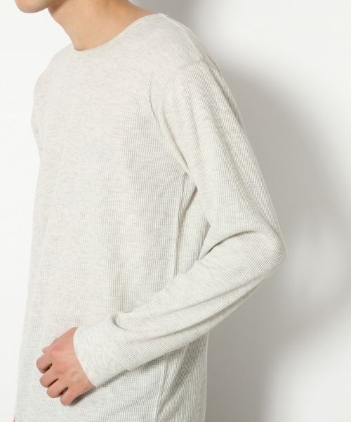 RAGEBLUE(レイジブルー)の「【抗菌防臭】ワッフルロングカットソー/748209(Tシャツ/カットソー・メンズ・オフホワイト/ホワイト/ブラック/ピンク系その他・SMALL/LARGE/MEDIUM)」の18枚目の写真