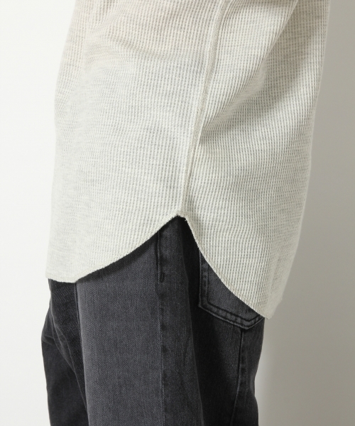 RAGEBLUE(レイジブルー)の「【抗菌防臭】ワッフルロングカットソー/748209(Tシャツ/カットソー・メンズ・オフホワイト/ホワイト/ブラック/ピンク系その他・SMALL/LARGE/MEDIUM)」の20枚目の写真